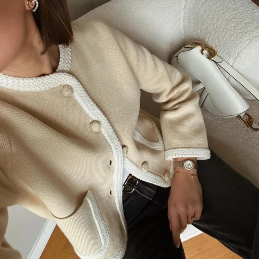 Slim O-neck Single Breasted Pockets Warm Coats Female 2024 - Picture 1 of 6